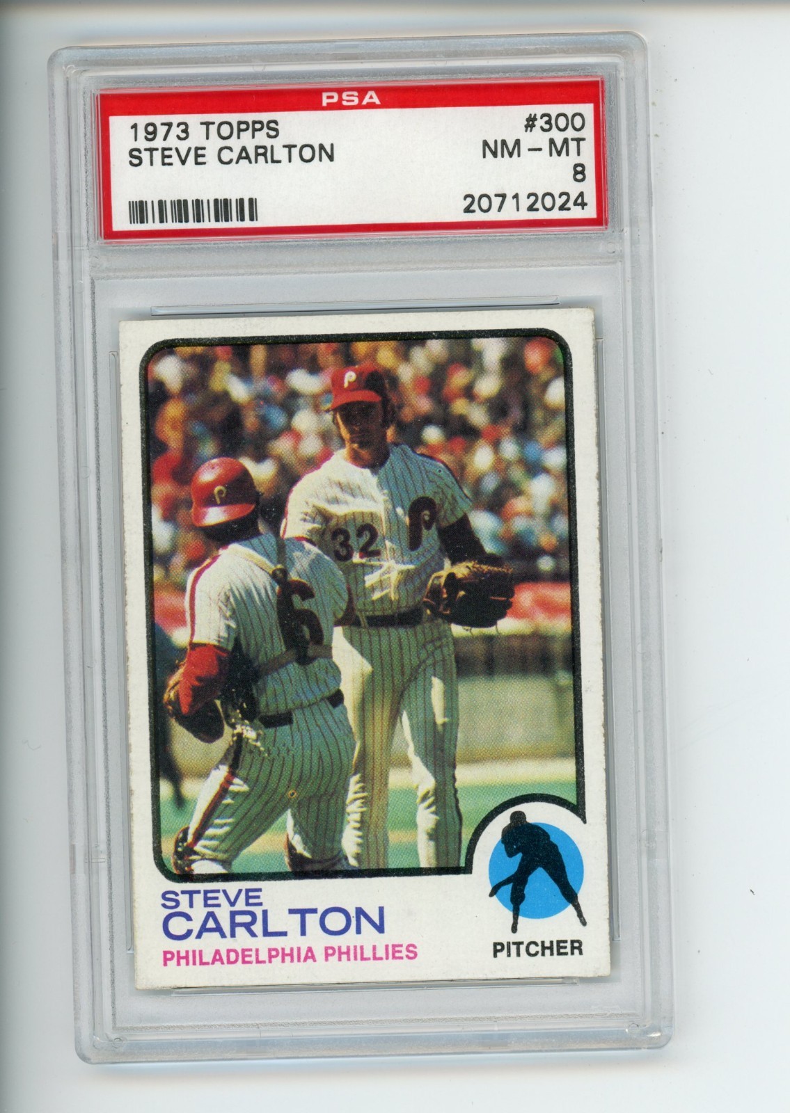 1973 Topps Steve Carlton #300 Philadelphia Phillies PSA 8 NM-MT