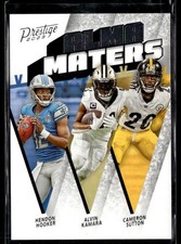 2023 Panini Prestige #AM-23 Kamara / Sutton / Hendon Hooker Alma Maters 1003F