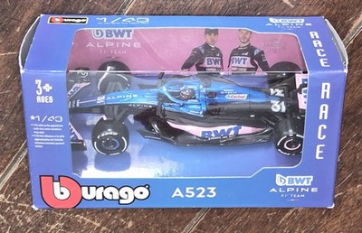 Bburango Race (2024) BWT ALPINE F1 TEAM A523 Die-cast w/Plastic Parts 1:43 Scale