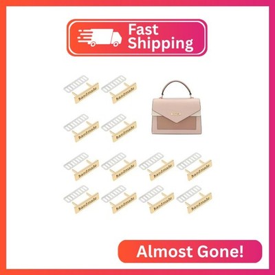 12 PCS Handmade Metal Labels Crochet Tags for Handmade Items with Shim Rectangle