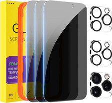 Privacy Screen Protector Camera Lens Protector Set for iPhone 16 Pro Max 3 3 P
