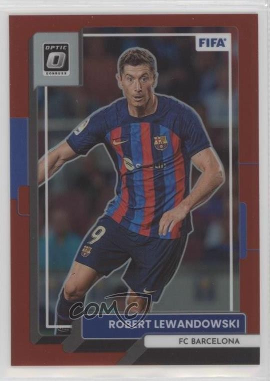 2022-23 Panini Donruss Optic Red Prizm 54/165 Robert Lewandowski #35 r5f