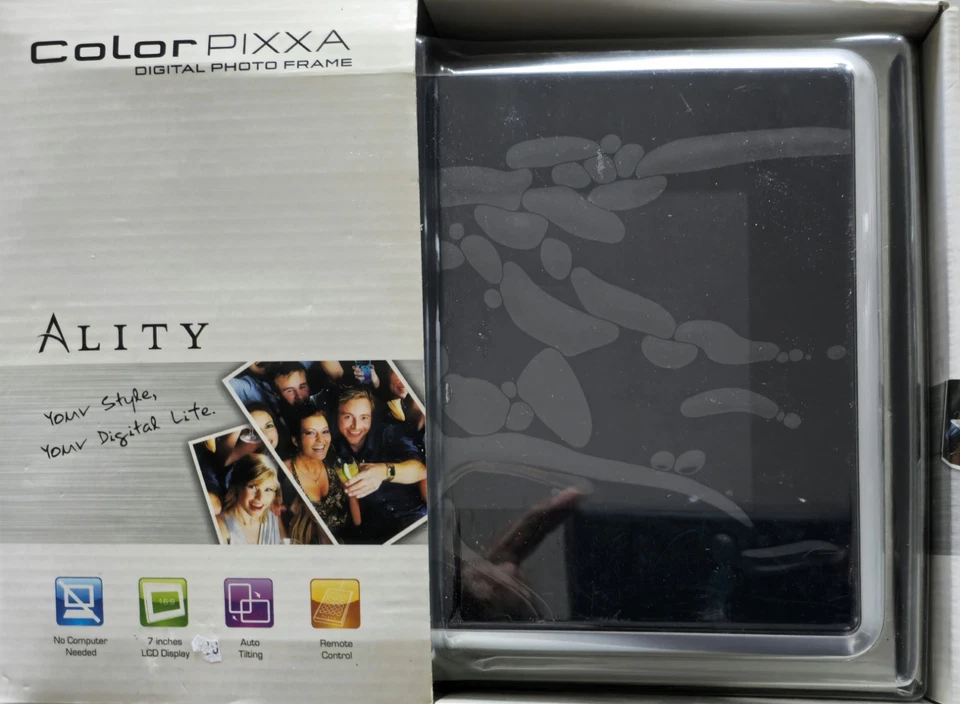 ALITY 7 INCHES COLOR PIXXA DIGITAL PHOTO FRAME - Image 3 of 4