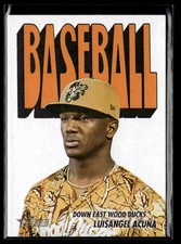 Luisangel Acuña - 2021 Topps Heritage Minor League 1972 Topps Pack Cover Cards