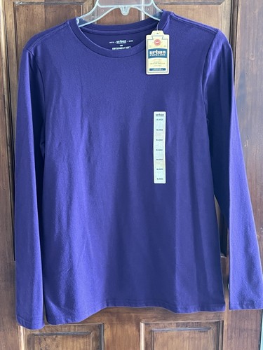 Boys Youth Kids Urban Pipeline Long Sleeve Shirt NEW Purple Size XLarge NWT