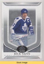 2020 Upper Deck SP Signature Edition Legends Silver Script Rick Vaive READ 14zd