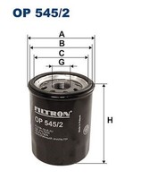 Filtron OP 545/2 ÖLfilter FüR Alfa Romeo, Chrysler, Fiat, Hyundai, Lancia