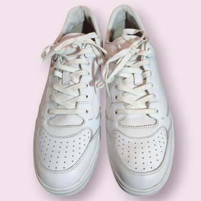 Polo Ralph Lauren Sneakers Court Lux All White Leather Size US