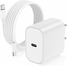 10ft USB C Fast Charging Wall Charger for iPhone 17 Pro Max/16 Pro