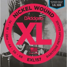 D'Addario EXL157 Nickel Wound Medium Baritone Guitar Strings