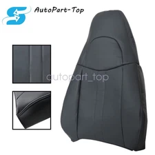 Driver Lean Back Leather Seat Cover Dark Gray For 2010 2011 2012 Chevy Express