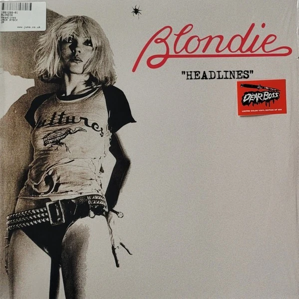 BLONDIE LP Headlines CLEAR VINYL Ltd 300 ONLY Live at the Paradise Boston 1978 - Image 3 of 4