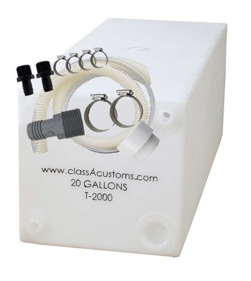 #ad 20 Gallon Fresh Gray Water Holding Tank amp; Basic Plumbing Kit T 2000 BPK $134.99