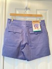 eddie bauer womens shorts size 12 blue rip stop inseam 5” cotton spandex new — photo 2