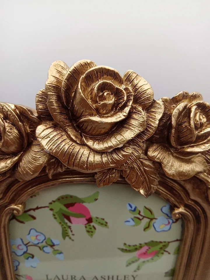 Laura Ashley Gold Toned Ornate 4x6 Photo Frame  - Image 4 of 4