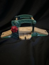 Thomas Friends Wooden Train 2000's Railway Blue Sling Draw Bridge