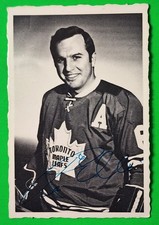 1970-71 O-Pee-Chee Hockey - Deckle Edge Photos #46 Ron Ellis Toronto Maple Leafs
