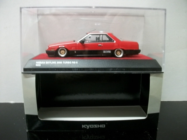 話題の人気 Rs Turbo 2000 Skyline Nissan 1/43 Kyosho X Custom Red 乗用車