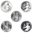 1976-P, D, S, S, S **Washington Quarters Silver, Proof & BU & Clad (5) Coins Set — photo 2