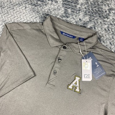 Appalachian State Polo Shirt Men's Large Cutter & Buck Mountaineers Logo NWTS