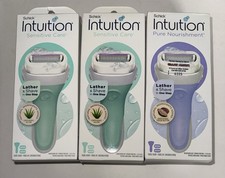 SCHICK INTUITION RAZOR AND 2 REFILL STARTER KIT SENSITIVE OR NOURISHMENT CHOICE