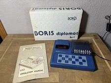 Boris Diplomat BD-1 Electronic Chess Computer - Complete In Box - Vintage