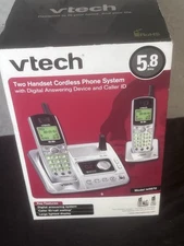 VTech ia5870 5.8 GHz Dual Handsets Single Line Cordless Phone