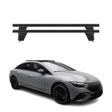 Menabo Dachträger Grundtäger für Mercedes EQE V295 2023-2026 75kg Alu Schwarz 2x