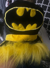 Batman Tall Fuzzy Hat From Six Flags. Really Cool. Ready For Halloween
