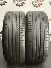 2x 255 45 R18 103H XL CONTINENTAL CONTISPORT CONTACT 5 5-6MM TESTED FREE FITING