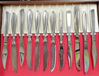 57 Pc. Stainless Steel Flatware in Case,  AMC, Delco, N.S Co. — photo 3