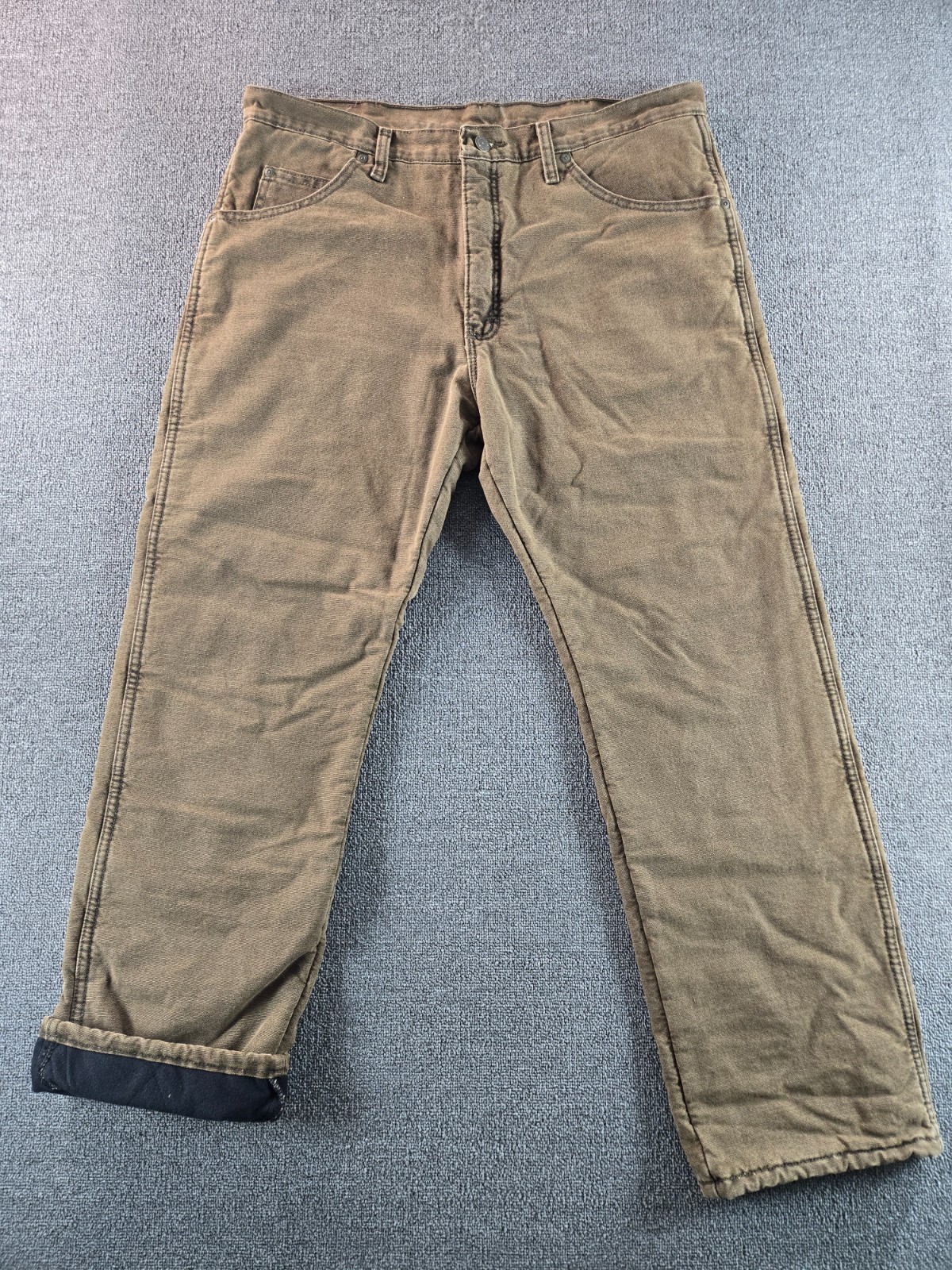 Men's 36x30 Rugged Wear Fleece Lined Workwear Pants