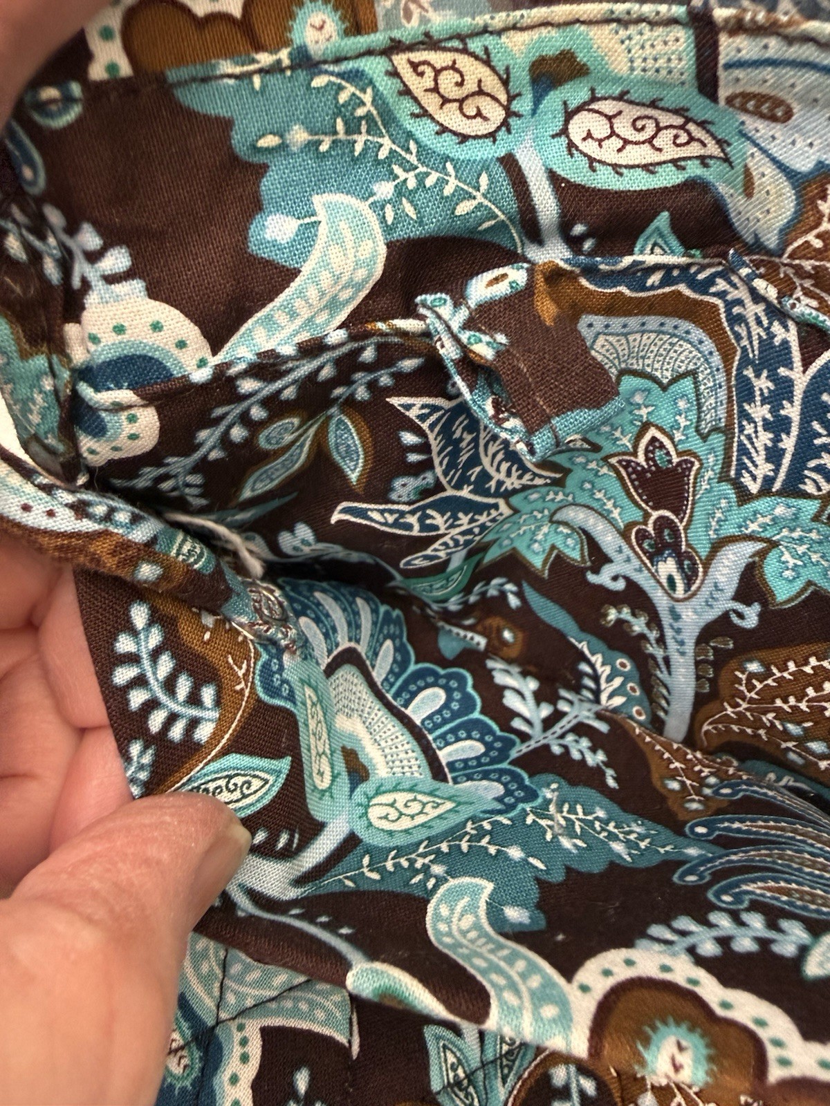 Vera Bradley Java Blue String Wallet Or Crossbody… - image 6