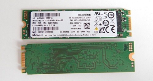 SK Hynix SC311 512GB SATA 6Gbps M.2 2280 Internal Solid State Drive SSD - 第 1/1 張圖片