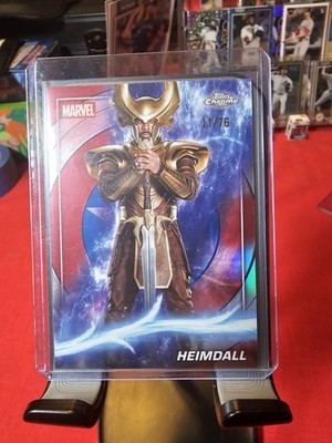 2025 Topps Chrome Marvel Thor Heimdall #12 Serial Numbered 11/76