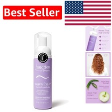 7 fl oz. Natural Wavy Hair Mousse - Volumizing Styling Foam for All-Day Hold