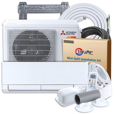 Mitsubishi GX 15000 BTU 22.2 SEER2 Ductless Mini Split Heat Pump AC System R454B