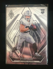 Panini 2024 Phoenix Dylan Laube Rookie Las Vegas Raiders #180 Football Card. rookie card picture