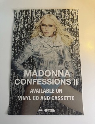 Madonna　Confessions Ⅱ　限定盤　マドンナ　非売品ポスター　白 s-l400.jpg