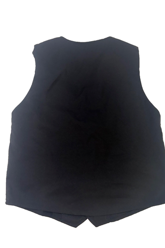 SHEIN Jungen schwarz Kleid Weste Größe 11-12Y formelle Knopfleiste Weste - Bild 2 von 6