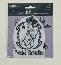 Disney Twisted Princesses Cinderella Twisted Stepmother Iron On patch Appliqué