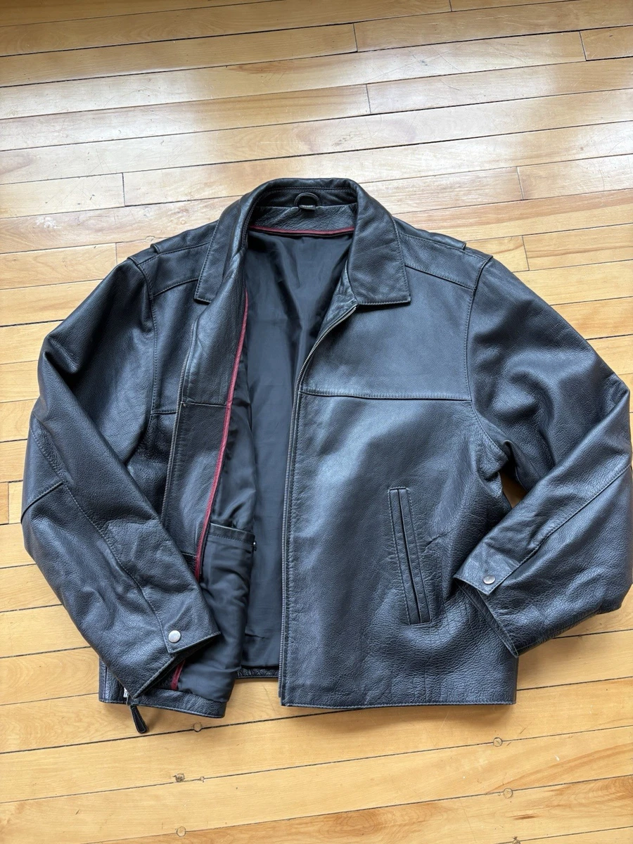 st johns bay leather jacket products for sale | eBay