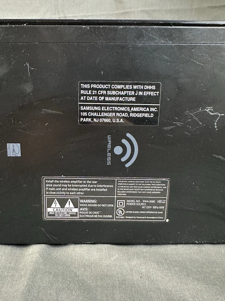 GENUINE SAMSUNG SWA-3000 WIRELESS RECEIVER MODULE FOR REAR SPEAKERS - Image 3 of 4