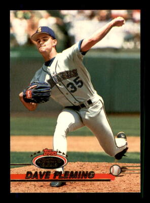 1993 Baseball 1993 Stadium Club Dave Fleming Seattle