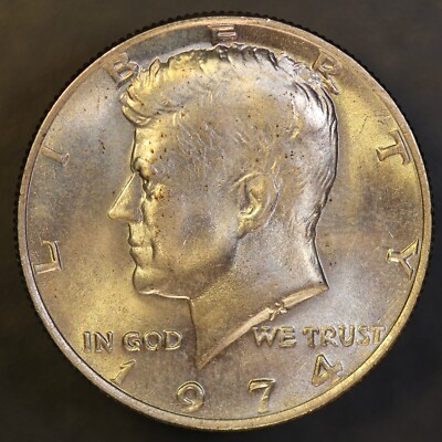 1974 KENNEDY HALF DOLLAR BU FRESH FROM AN ORIGINAL ROLL- AA 1588