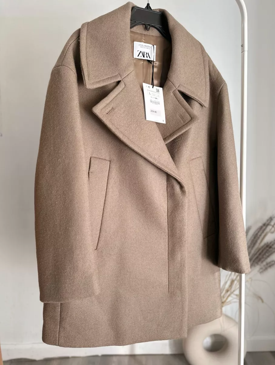 Cocoon coat best sale zara