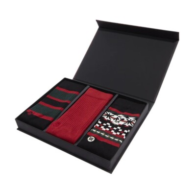 STANCE Men's CHEER UP 3 Pack Crew Socks Box Set - MUL - Large (9-13) - NIB