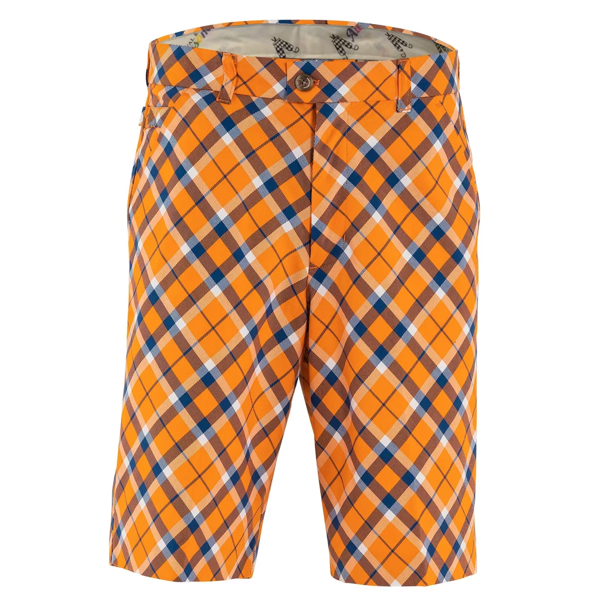 Mens orange outlet golf shorts