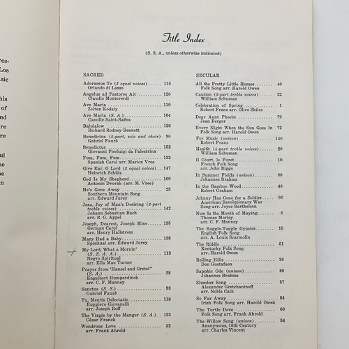 Presser Choral Collection 2 Sacred and Secular Literature Past and Present Book - Picture 8 of 20