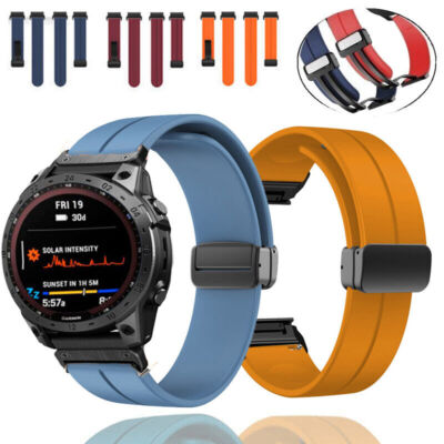 Köp Silikonarmband Till Garmin Fenix 5X/6X/7X Med  Produktbild-Vorschau 2